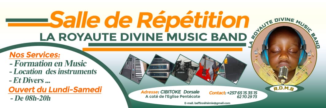 Burundi : Installation d’une  salle de répétition et d’apprentissage des musiques à Cibitoke .