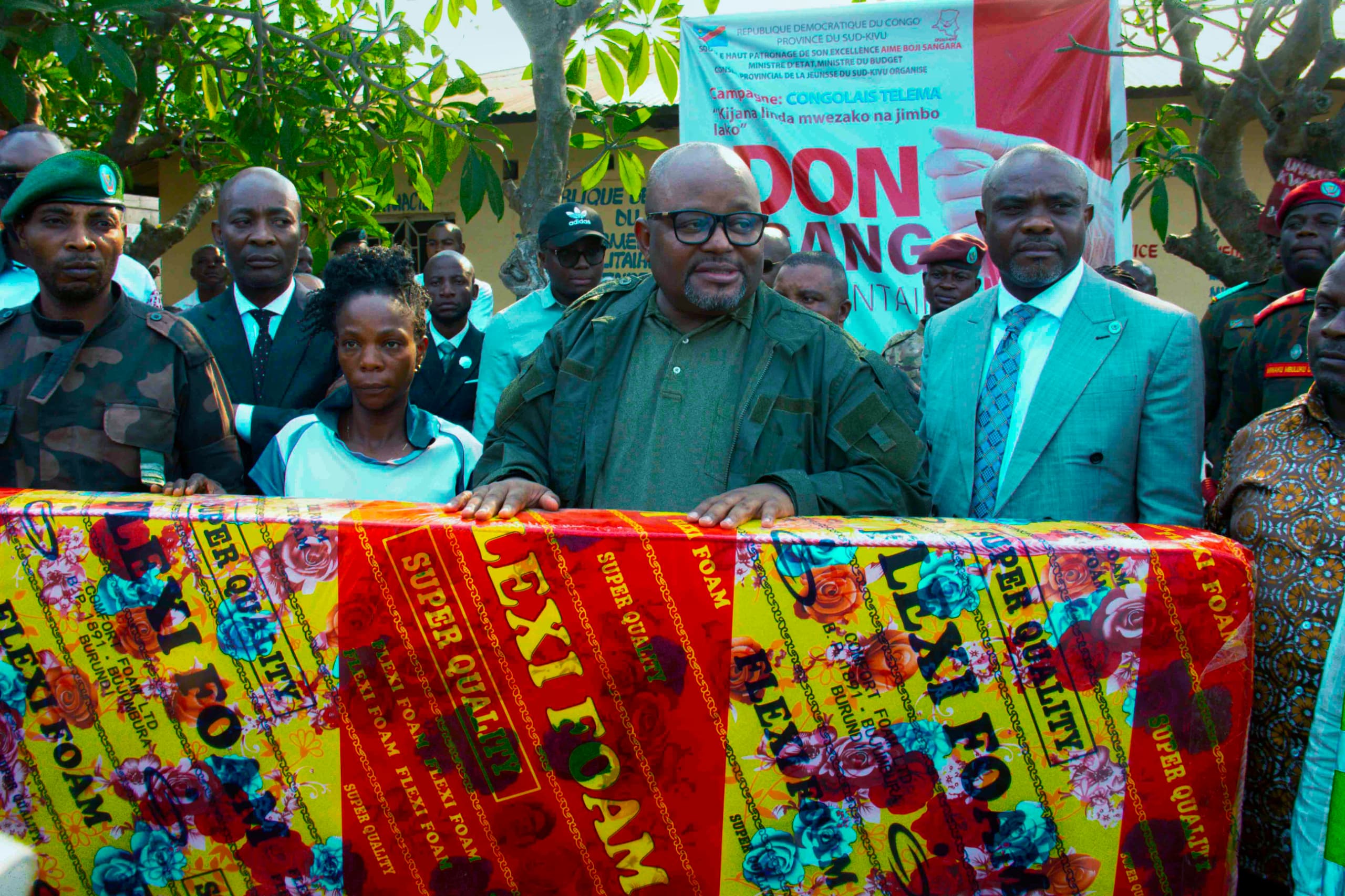 Sud-Kivu : En mission de réconfort, Aimé Boji appuie les blessés de guerre à Uvira