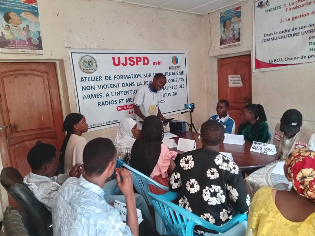 Uvira : Des journalistes formés sur le journalisme non violent