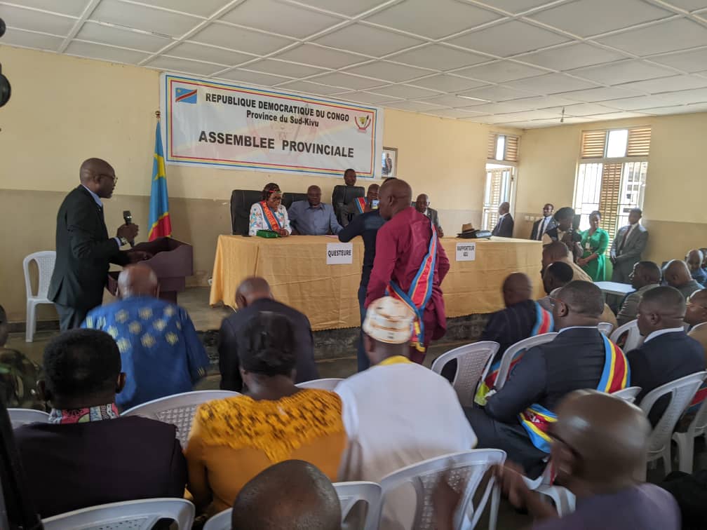 Sud-Kivu : l’Assemblée provinciale ouvre sa session ordinaire avec un appel à la stabilité