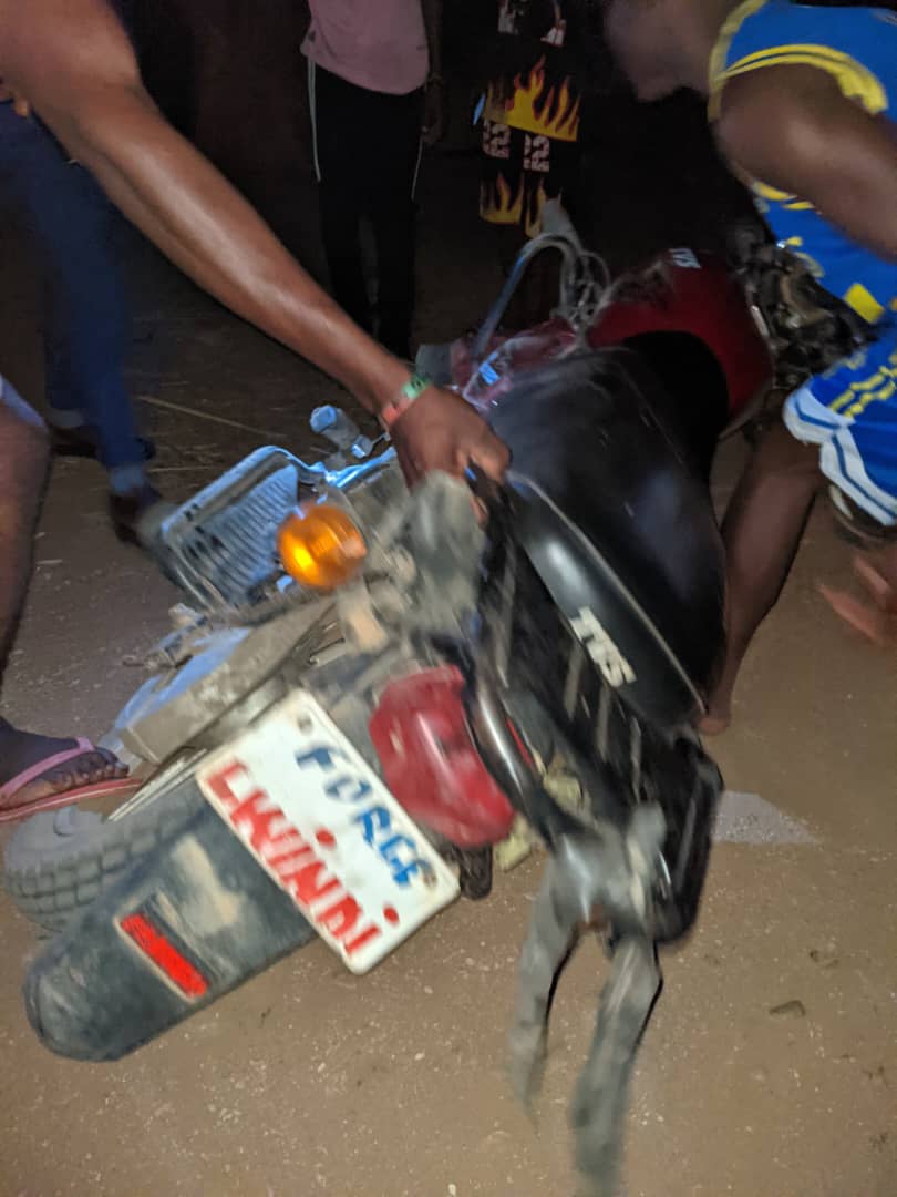 Sebele : un grave accident de circulation fait un blessé grave sur la route agricole