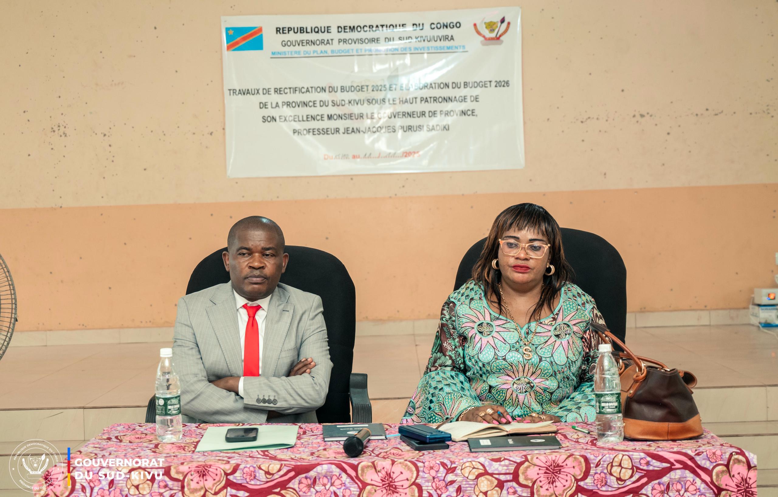 Sud-Kivu  : La ministre des finances plaide pour une gestion   responsable et transparence du budget  provincial