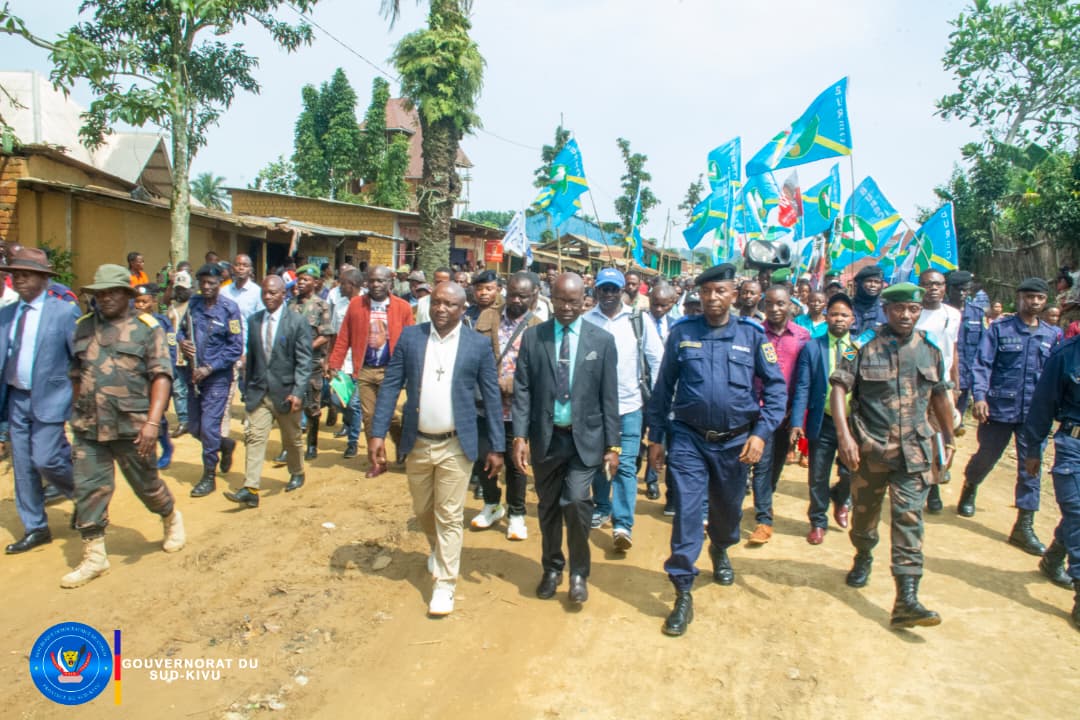 Sud-Kivu : Le Gouvernement provincial en mission à Shabunda pour renforcer la paix et la résilience communautaire
