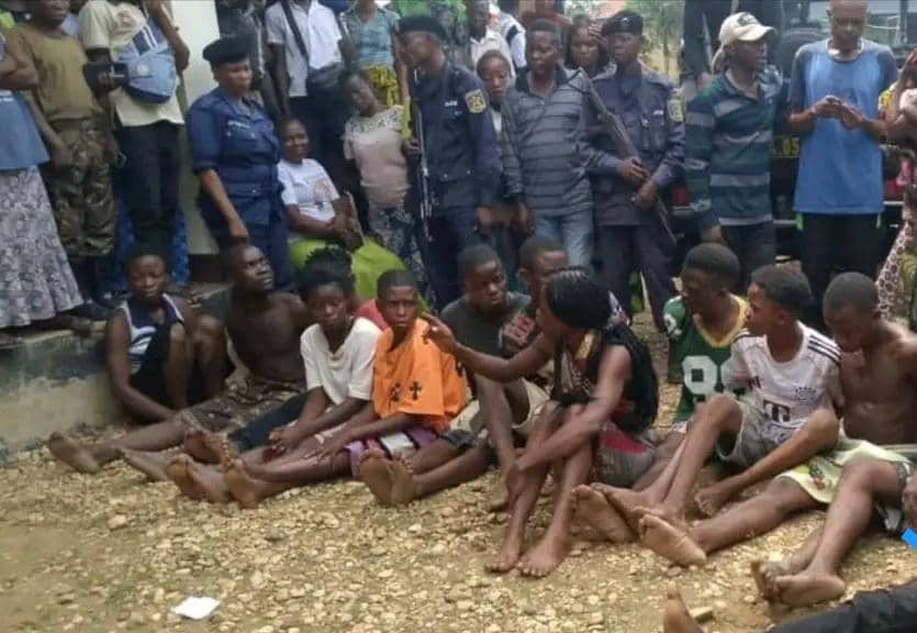 Sud-Kivu : 17 présumés voleurs arrêtés à Shabunda, les biens volés récupérés