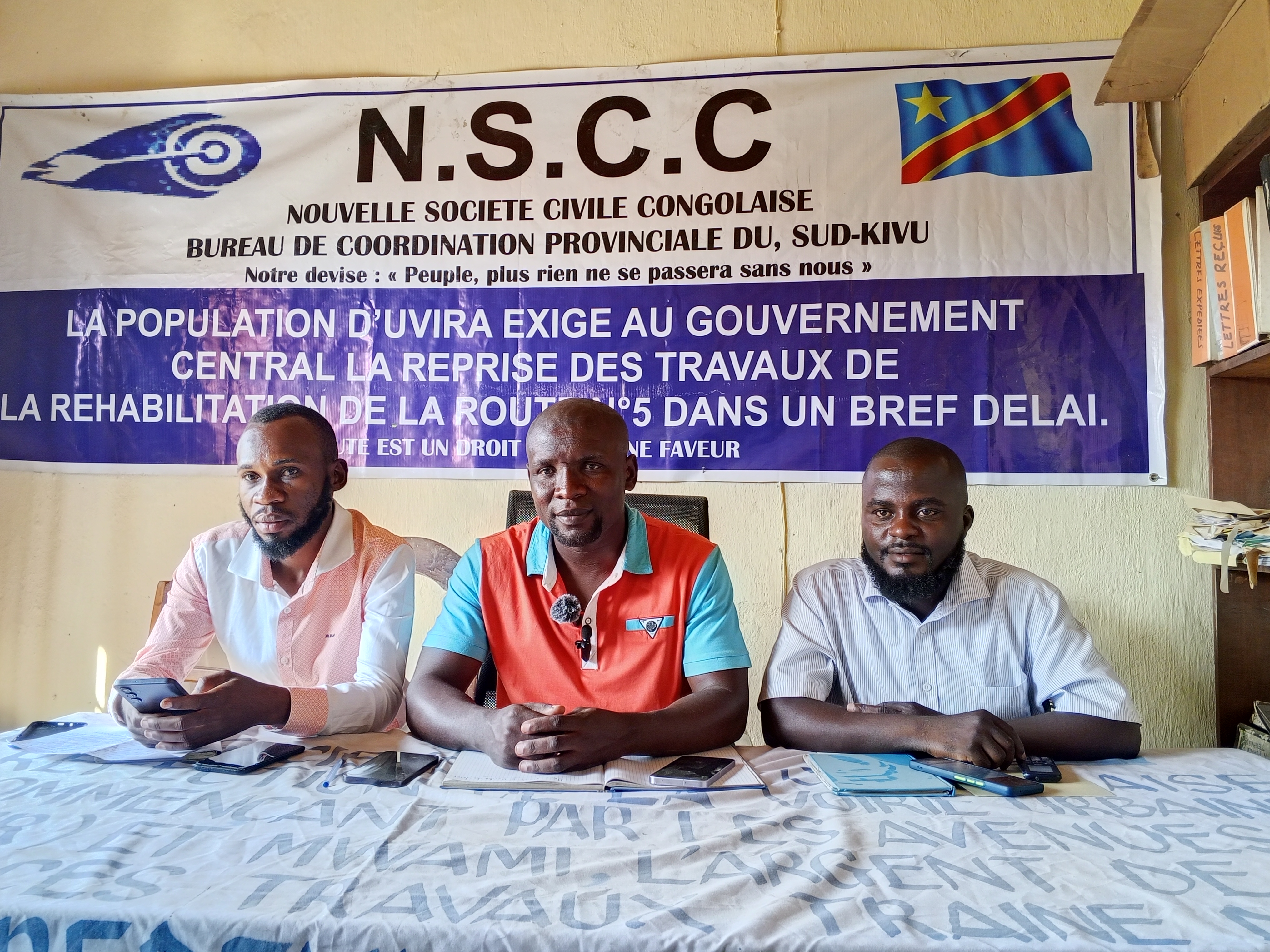Uvira : la NSCC annonce une marche pacifique le 19 mai à Sange contre la délocalisation du projet du PFCIGL financé par la Banque mondiale à Sange et Luvungi