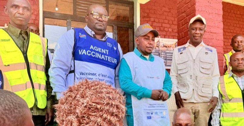 Kamituga : lancement de la campagne de vaccination contre la rougeole pour plus de 31 000 enfants
