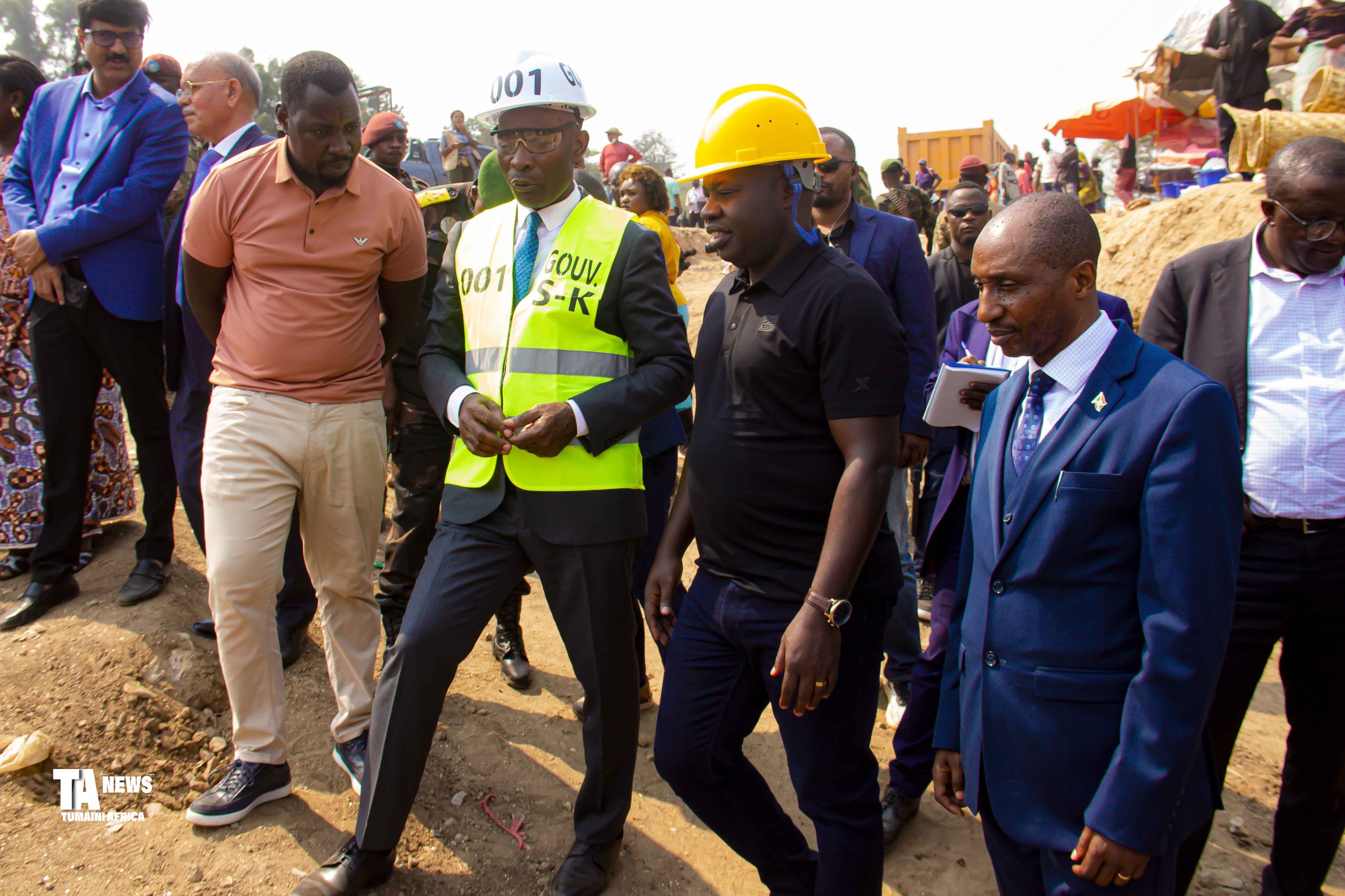 UVIRA : Le gouverneur Purusi satisfait de l’avancement des travaux sur la RN5
