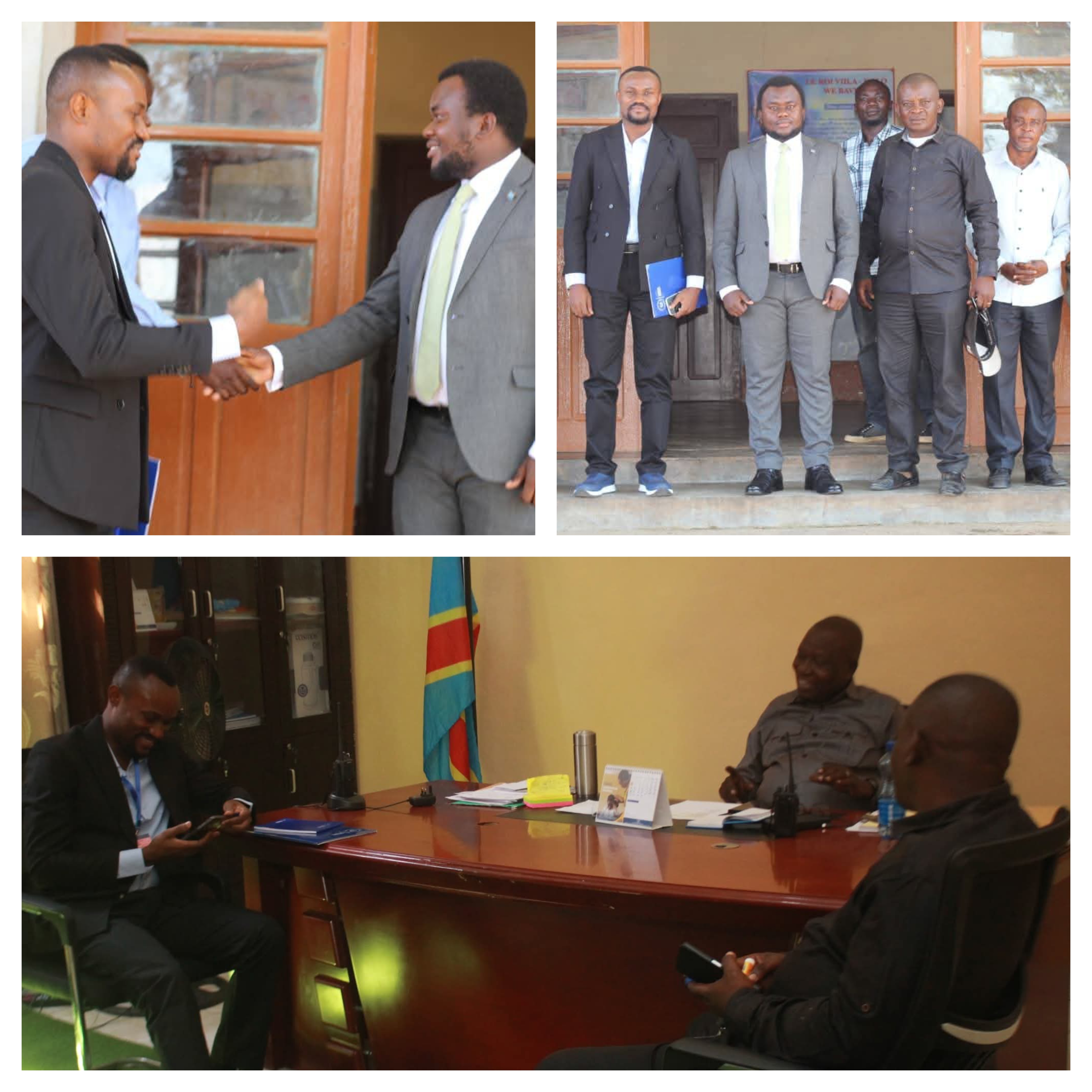 Uvira : NGANYA MWENDO Dieu Merci en concertation avec les autorités locales sur les priorités de développement