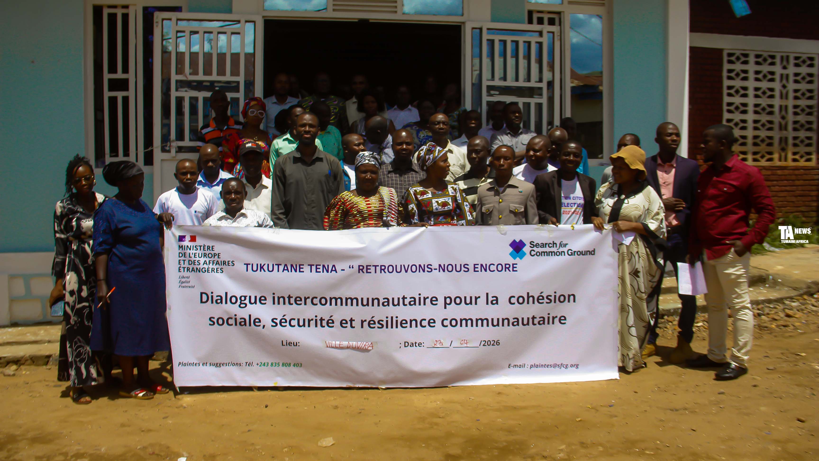 Uvira : des acteurs locaux en dialogue pour apaiser le conflit des limites administratives entre Kalundu et les groupements de Kabindula, Kalungwe et Kijaga