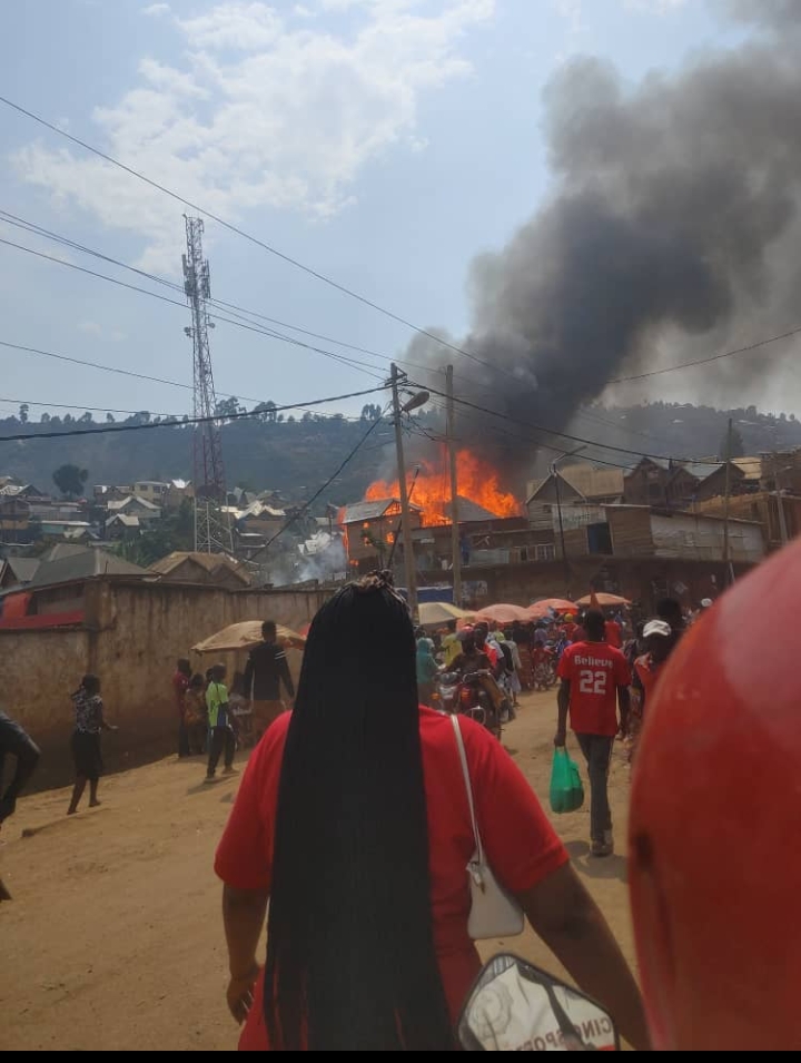 Bukavu : un nouvel incendie ravage plusieurs maisons dans la commune de Kadutu
