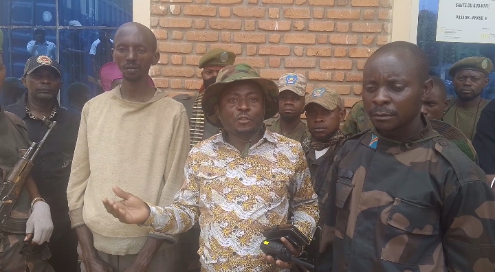 Uvira : un ressortissant burundais capturé par les Wazalendo présenté à la presse
