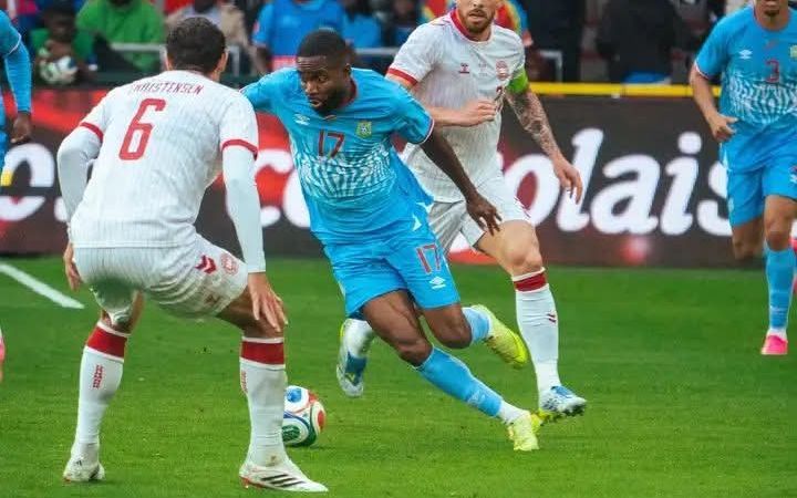 Football : la RDC tient tête au Danemark (0-0) en match de préparation au Mondial 2026