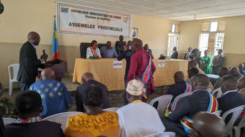 Sud-Kivu : l’Assemblée provinciale ouvre sa session ordinaire avec un appel à la stabilité