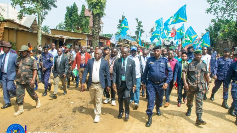 Sud-Kivu : Le Gouvernement provincial en mission à Shabunda pour renforcer la paix et la résilience communautaire