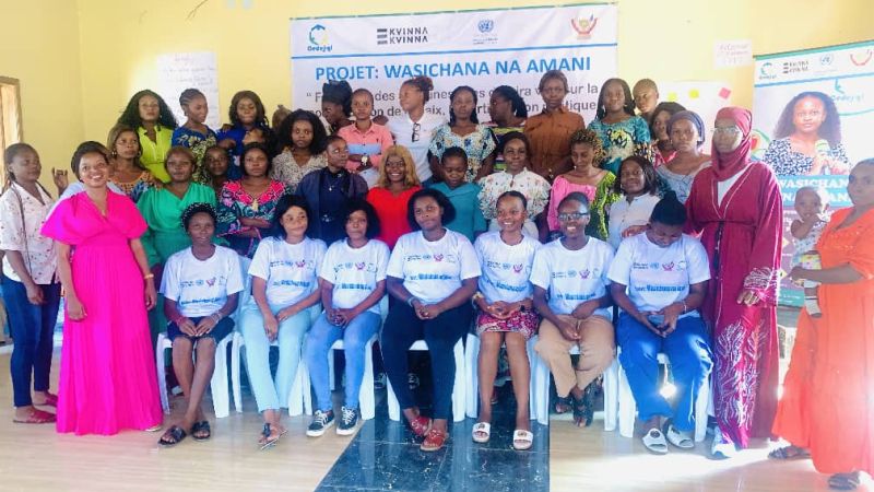 Sud-Kivu : le CEDEJ-GL renforce le leadership des jeunes femmes pour une paix durable