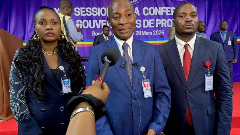 Conférence des gouverneurs : Jean-Jacques Purusi porte la voix des provinces à Bandundu