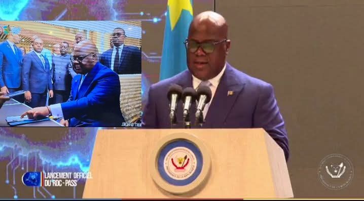 RDC : Félix Tshisekedi lance officiellement le RDC-PASS, un tournant majeur vers l’identité numérique