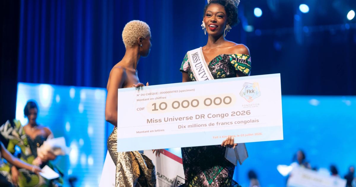 RDC : Jessi Kalambayi élue Miss Universe RDC 2026, une nouvelle ambassadrice pour porter les couleurs du pays à l'international