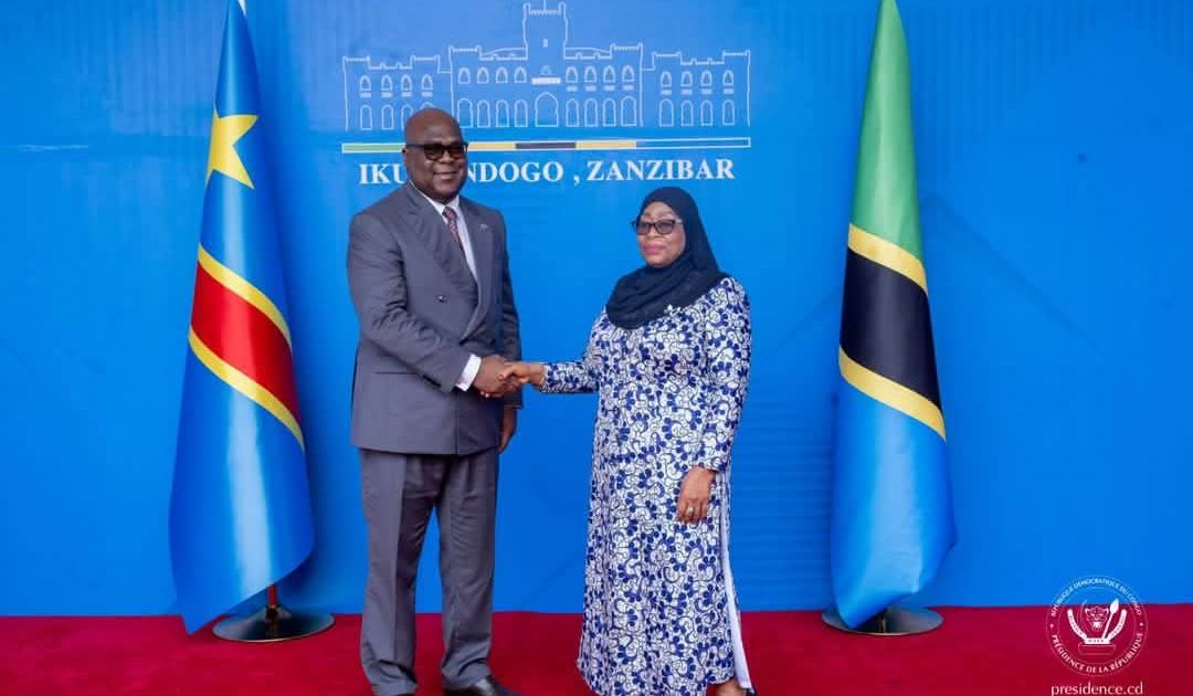 RDC–Tanzanie : Félix Tshisekedi et Samia Suluhu Hassan renforcent la coopération bilatérale