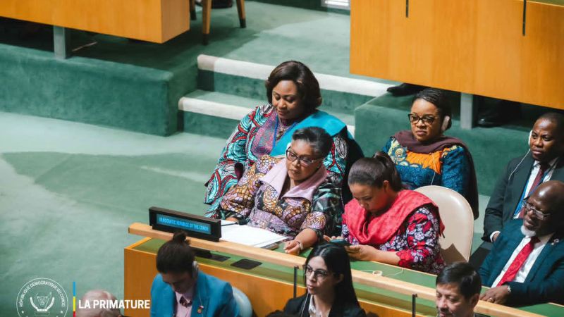 RDC : Judith Suminwa participe à l’ouverture de la 81ᵉ Assemblée générale de l’ONU à New York