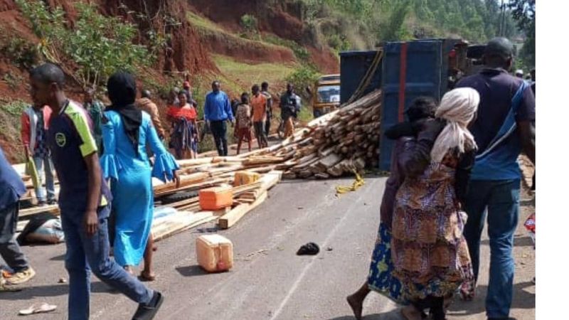 Kabare : 18 blessés dans un accident de circulation à Mudusa