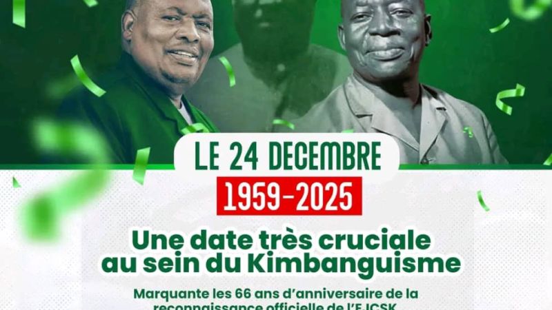 RDC : l’Église kimbanguiste célèbre les 66 ans de sa reconnaissance officielle par l’État congolais