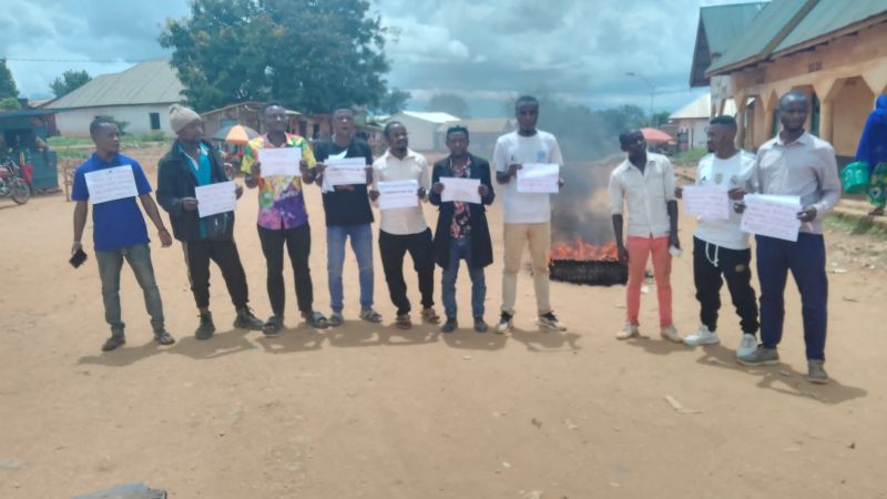 Fizi : les jeunes se mobilisent pour la libération de Choloko Kalonda Fizi Centre, Sud