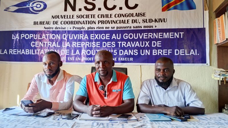 Uvira : la NSCC annonce une marche pacifique le 19 mai à Sange contre la délocalisation du projet du PFCIGL financé par la Banque mondiale à Sange et Luvungi