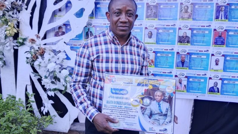 Uvira : Martin Nyongolo Luwawa distingué dans la catégorie Éducation lors de la 3ᵉ édition des « 50 personnalités les plus influentes »