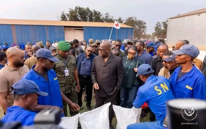 Haut-Lomami : Félix Tshisekedi inspecte le site agro-industriel de Kaniama-Kasese et réaffirme son ambition d'atteindre l'autosuffisance alimentaire