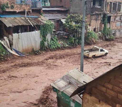 Bukavu : une forte pluie provoque des débordements d’eau et des dégâts matériels