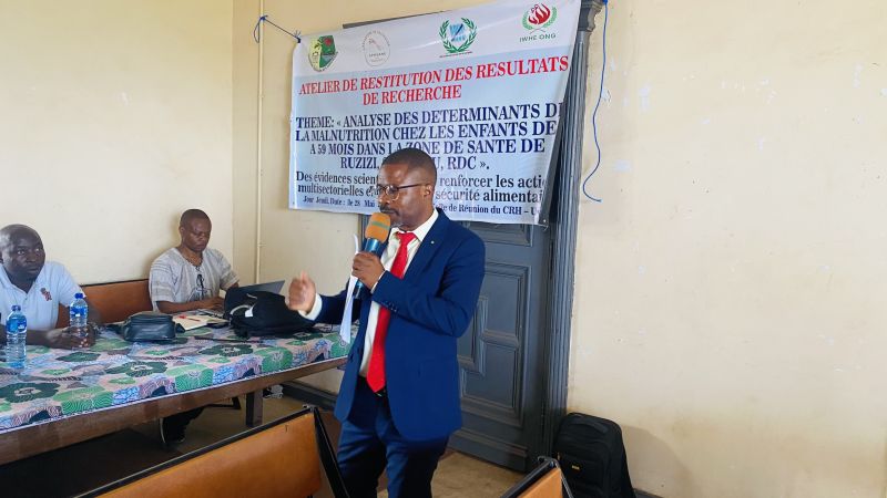 SUD-KIVU : Willy Lubunga alerte sur la prévalence de la malnutrition dans la zone de santé de Ruzizi.