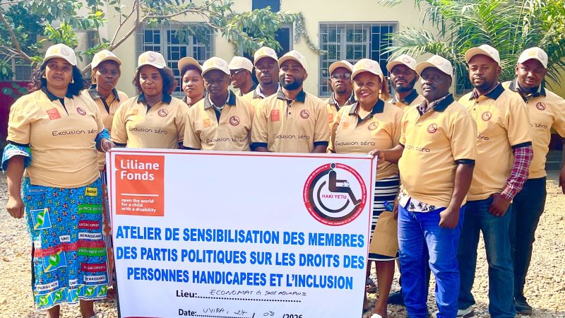 Uvira : les acteurs politiques s’engagent pour l’inclusion des personnes vivant avec handicap