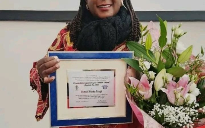 Bologne : Maître Néné Bintu Iragi honorée du Prix international des Droits Humains Daniele Po 2025