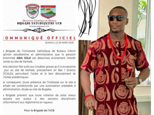 Sud-Kivu : Scène inhabituelle à l’Université Catholique de Bukavu, entre amour et discipline académique