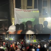 Football – Uvira : des milliers de supporters célèbrent la victoire des Léopards, la Fondation Gisaro Muhoza saluée pour la projection publique du match