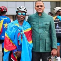 RDC : le cycliste Miguel Masaisai reçu par le ministre des Sports après sa « Tournée de la Paix »